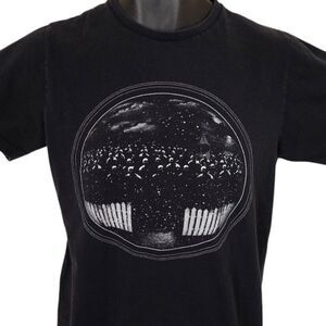 Zombie T Shirt Mens Size Small Black The Undead At My Doorstep Horror Threadless